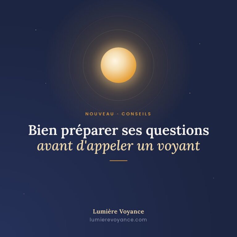 Bien préparer ses questions avant d'appeler un voyant